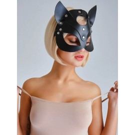 Шкіряна маска кішки