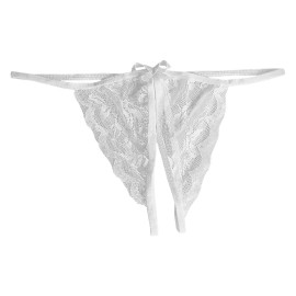 Білі еротичні труси Т-стрінги