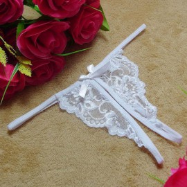 Білі еротичні труси Т-стрінги