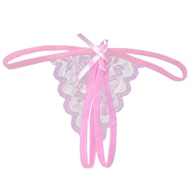 Рожеві еротичні труси Т-стрінги