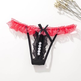 Рожеві еротичні труси стрінги