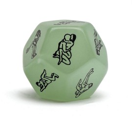 Неоновий дванадцятигранний кубик Пози для дорослих ігор