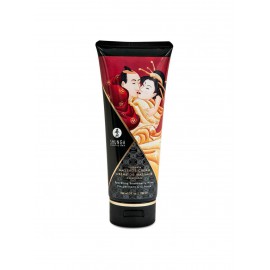 Їстівний масажний крем (полуниця, шампанське), 200мл.