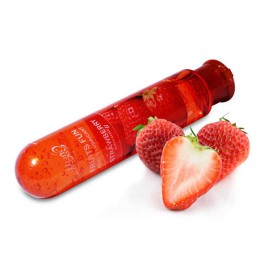 Їстівний лубрикант Fall in love на водній основі зі смаком Полуниця