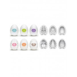 Набір мастурбаторів яєць Tenga (6 шт.)