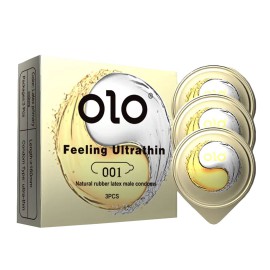 Презервативи чоловічі для сексу набір тонких презервативів (3 штуки) 