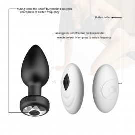 Анальна пробка з пультом дистанційного керування вібратор для анального сексу