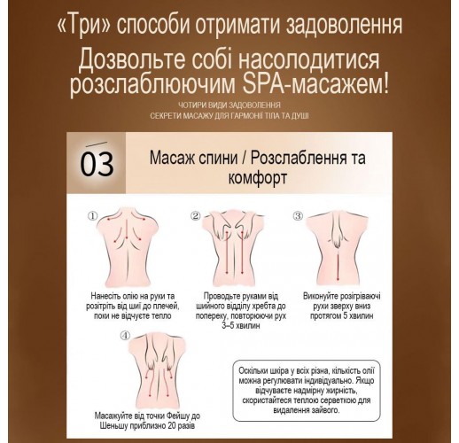 Масажне масло для еротичного масажу, масло масажне, натуральне масажне масло