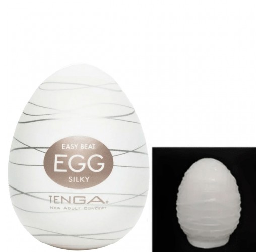 Набір мастурбаторів-яєць Tenga EGG 6 шт. + Лубрикант, чоловічий мастурбатор-яйце Tenga з рельєфом