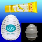 Мастурбатор - яйце Tenga EGG, чоловічий мастурбатор яйце, подарунок для чоловіка, мастурбатор для пеніса + лубрикант