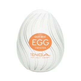 Чоловічий мастурбатор Tenga EGG Wavy (Яйце) з мішечком для зберігання та лубрикантом