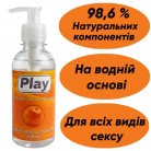 Лубрикант їстівний Play для оральних ласок, мастило для мінету, кунілінгуса, інтимний гель на водній основі