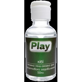 Їстівний лубрикант Play для оральних ласк, змазка для мінета, кунілінгусу, інтимний гель на водній основі