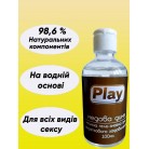 Лубрикант для орального сексу Play, їстівний лубрикант для мінета та кунілінгусу, на водній основі