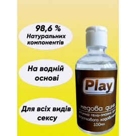 Лубрикант для орального сексу Play, їстівний лубрикант для мінета та кунілінгусу, на водній основі