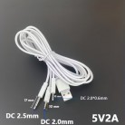 USB зарядний кабель 3 в 1; 2,5 мм, 2,0 мм для вібратора — універсальний зарядний пристрій