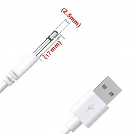 USB зарядний кабель 2.5 мм для вібратора — універсальний зарядний пристрій