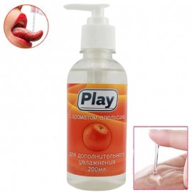 Лубрикант змазка інтим гель на водній основі з ароматом апельсин  