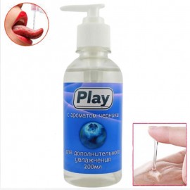 Лубрикант змазка інтим гель на водній основі з ароматом чорниці   