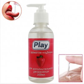 Лубрикант змазка інтим гель на водній основі з ароматом полуниці 