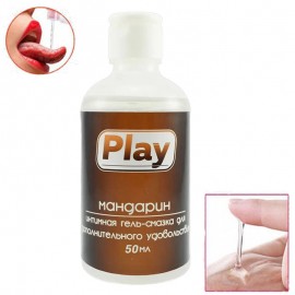 Оральна їстівна змазка для орального і вагінального сексу зі смаком мандарин 