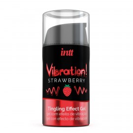 Рідкий вібратор Intt, 15 мл (полуниця)