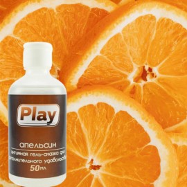 Оральна їстівна змазка для орального і вагінального сексу зі смаком апельсин 