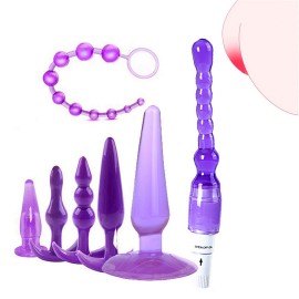 Анальний набір для анального сексу, набір різних анальних пробок 