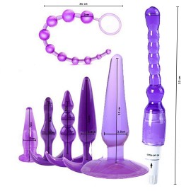 Анальний набір для анального сексу, набір різних анальних пробок 