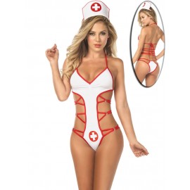 Еротичний прозорий костюм Медсестра 